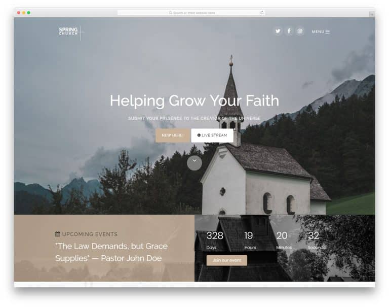 50 Best Free Church Website Templates 2026 uiCookies