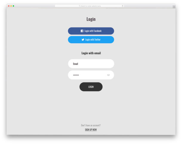 30 Bootstrap Login Form Examples With Trendy Design And Useful Options
