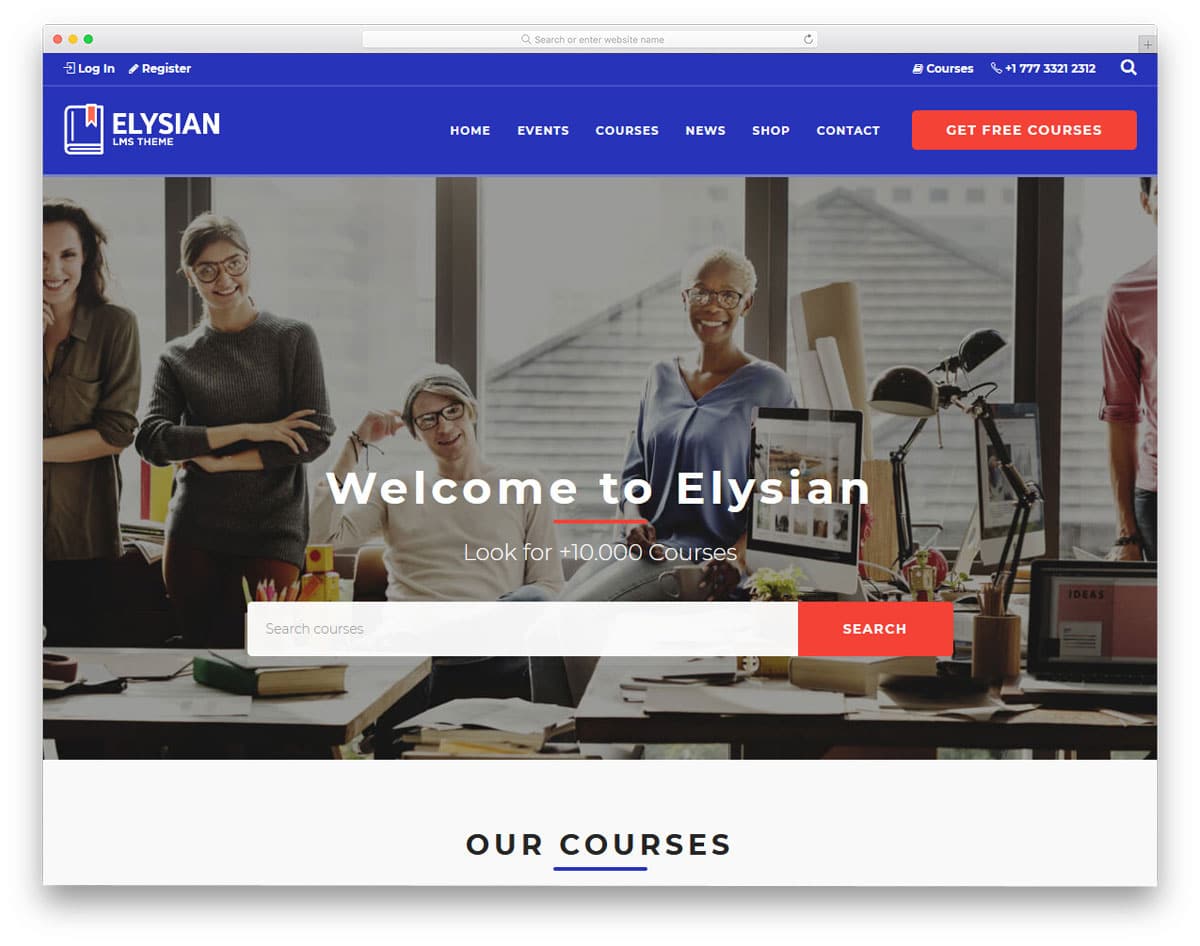 simple and elegant looking wordpress theme