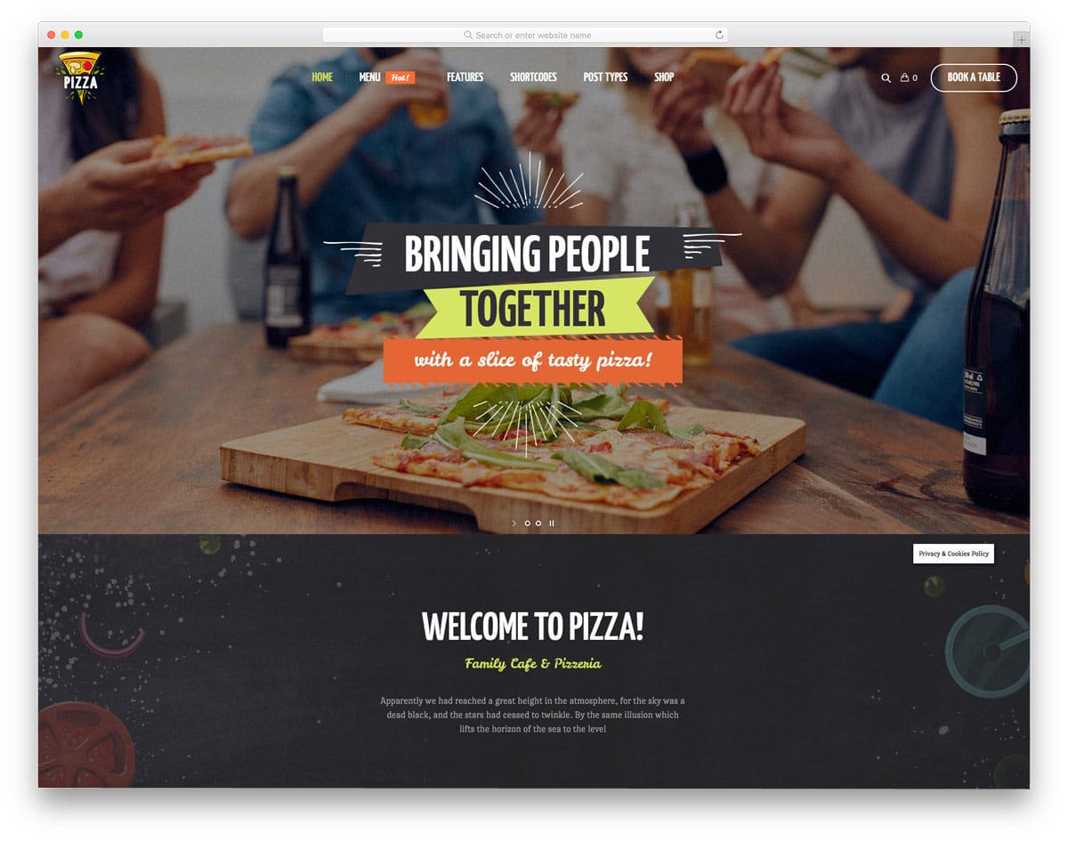 wordpress theme with youthful design