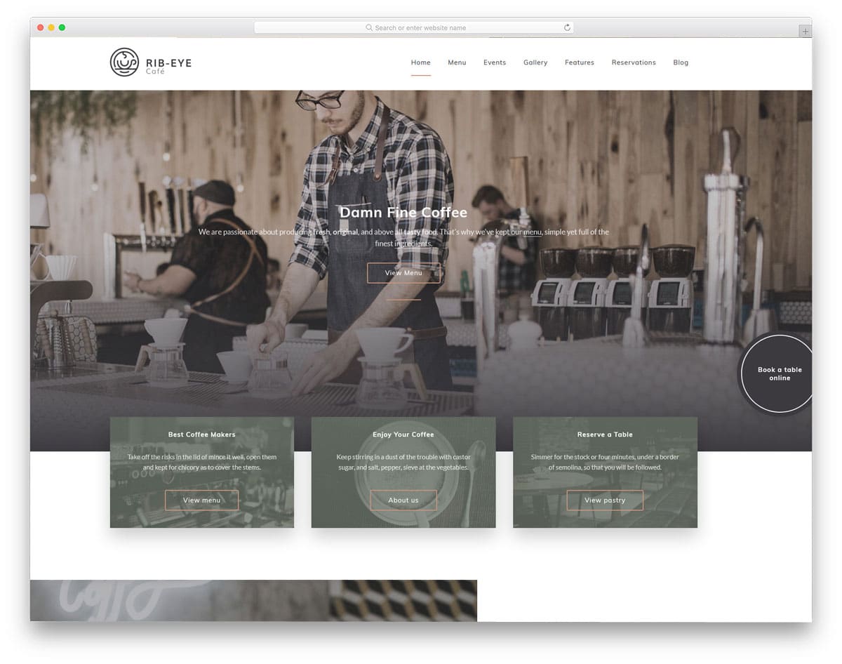 smartly designs WordPress themes for restaurants