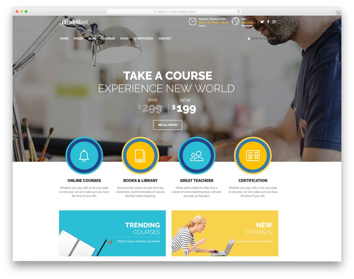 clean and easy to use wordpress theme