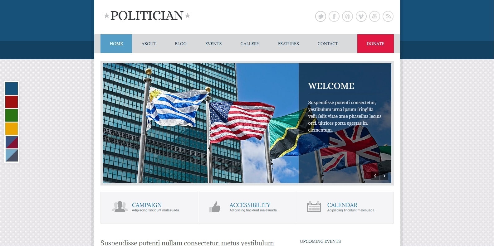 politician-political-website-template
