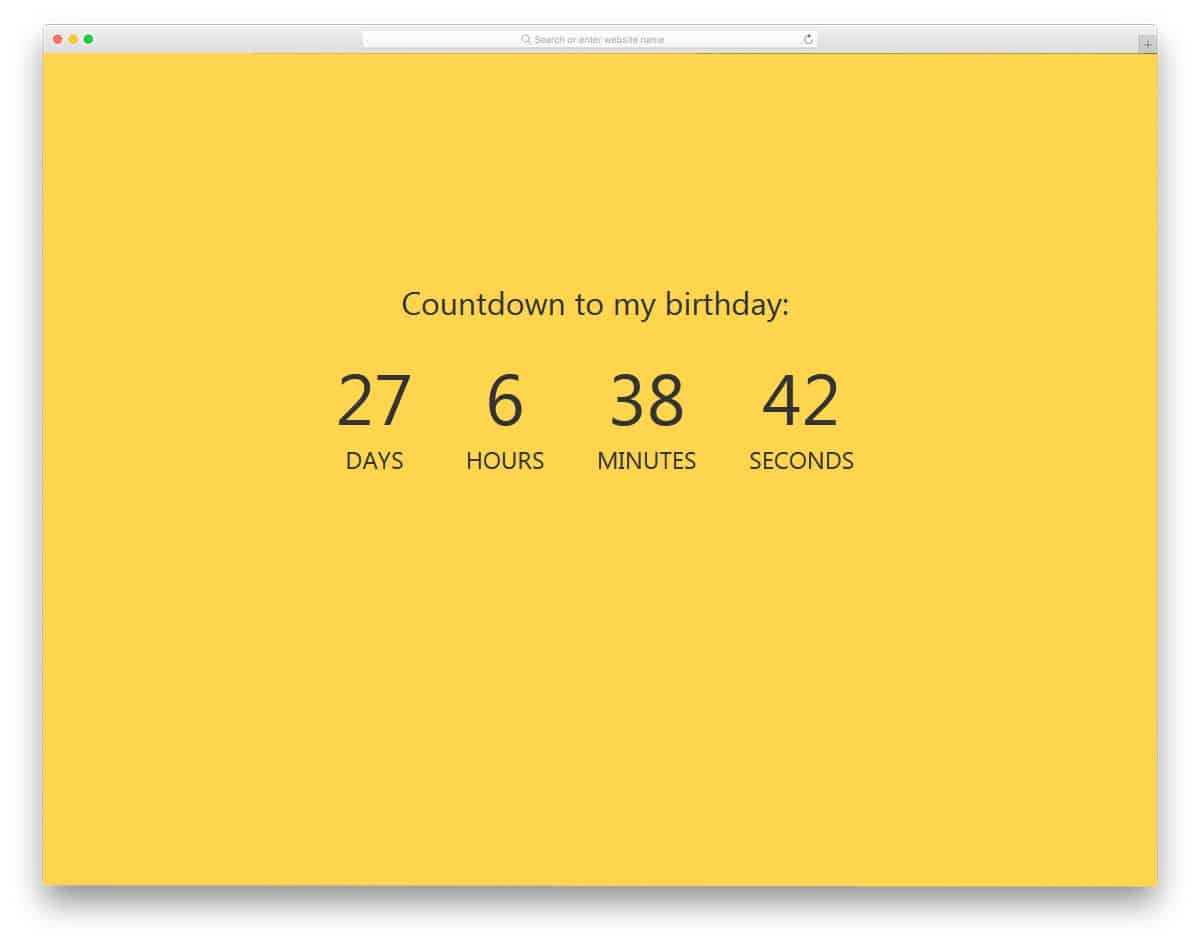 simple multipurpose countdown timer design