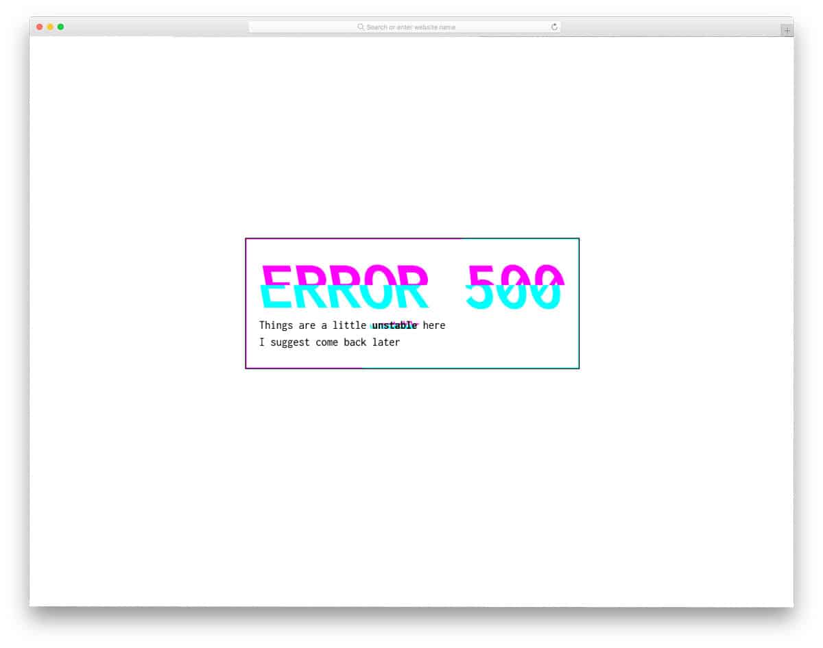 37 Beautiful 500 Error Page Templates In 2021 Uicookies