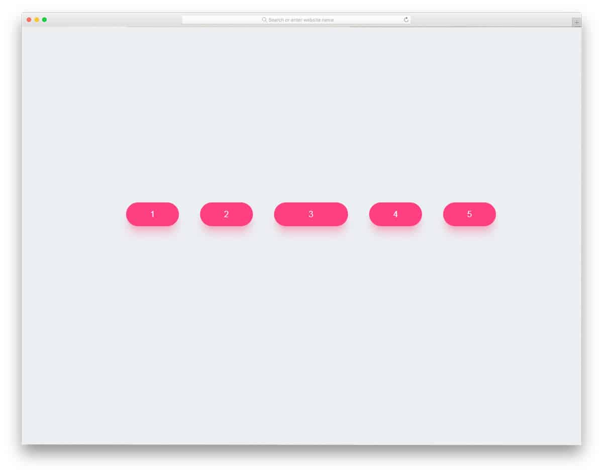 smart and gentle pagination design