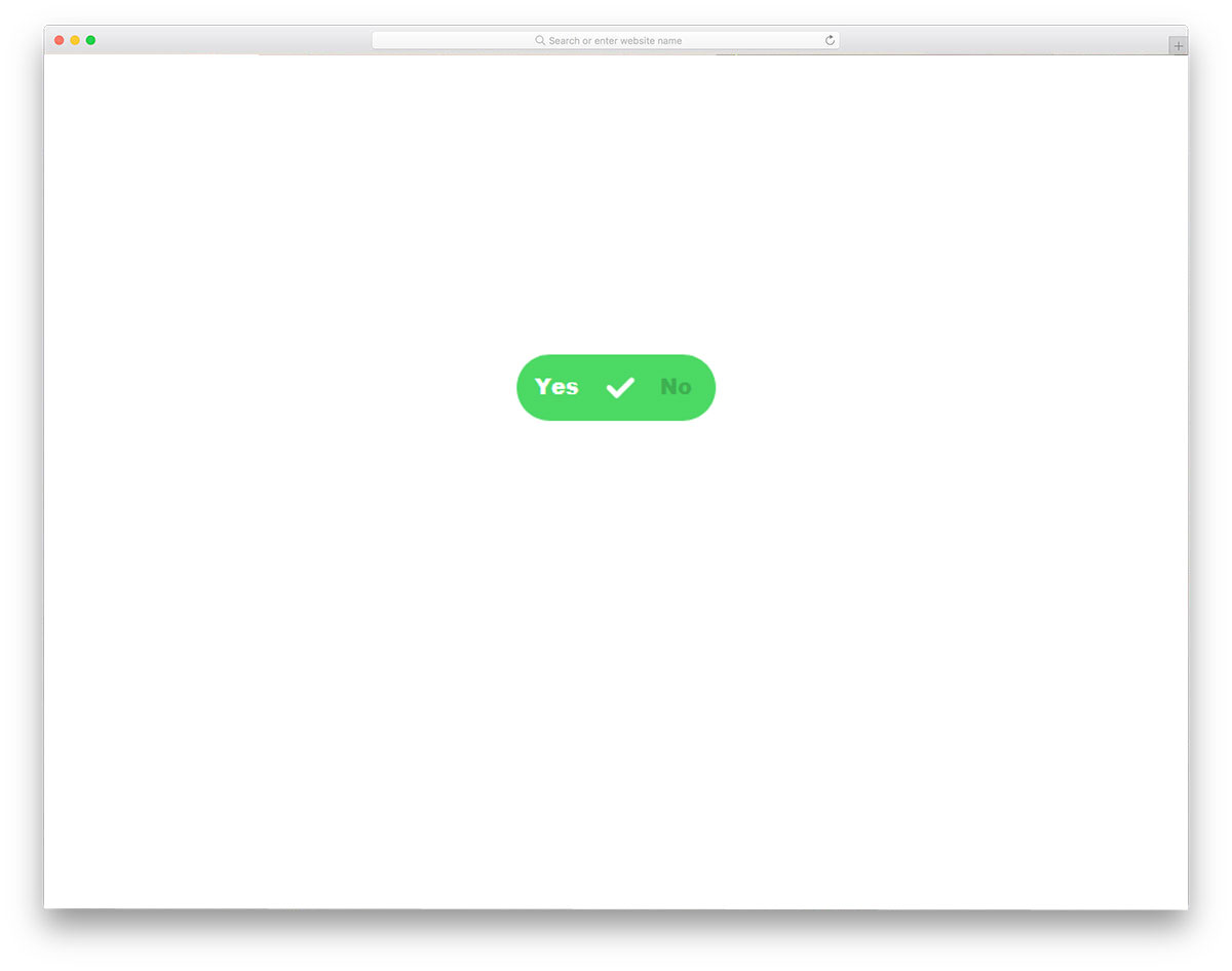 interactive buttom style radio button