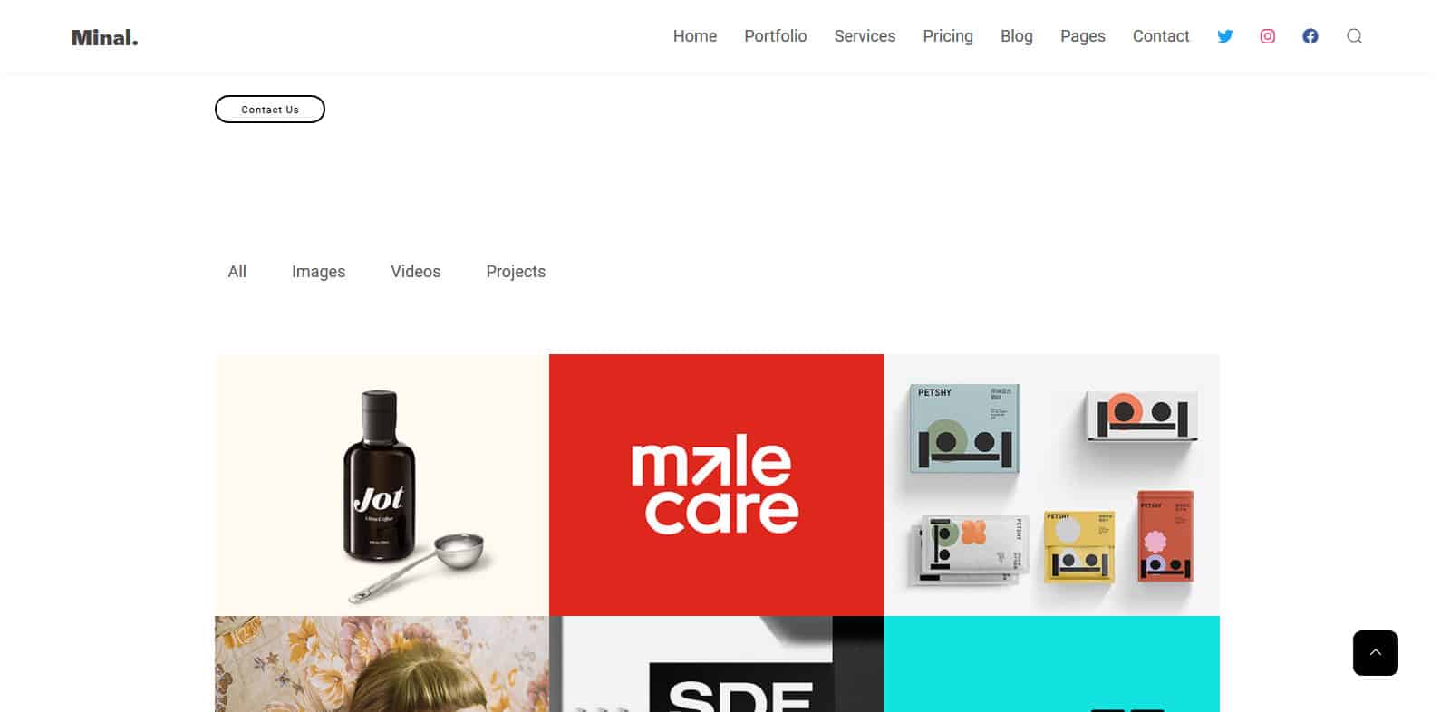 minal-simple-website-template