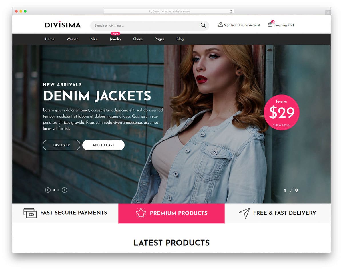 40 Best Free Ecommerce Website Templates In 2021 Uicookies