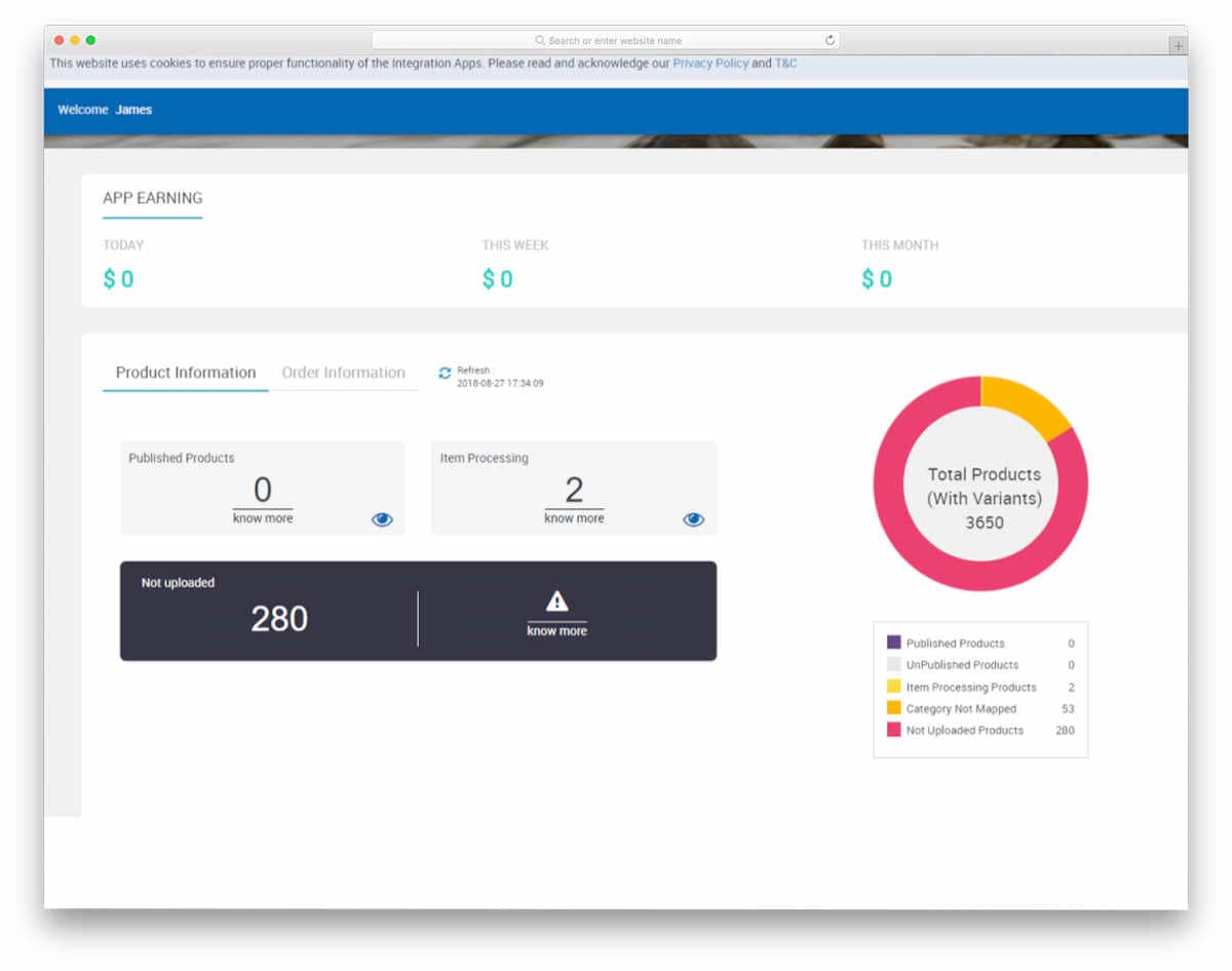 Sears Marketplace app with useful options
