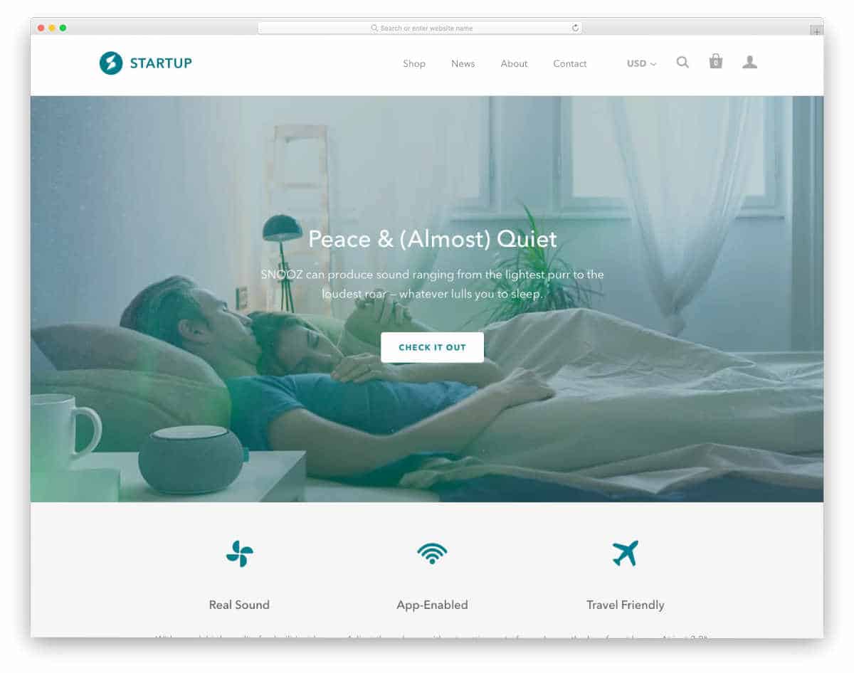 subscription shopify themes for startups