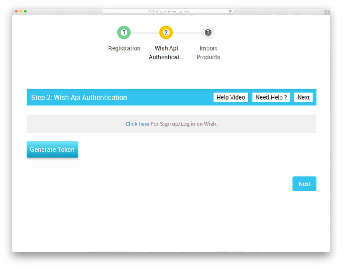 Wish Marketplace app screenshot