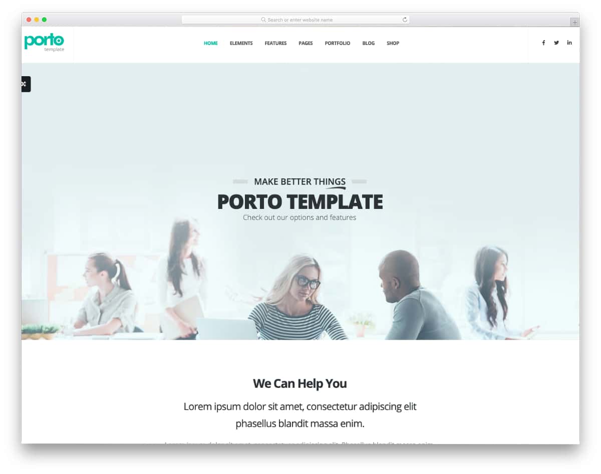 html website template for business websites