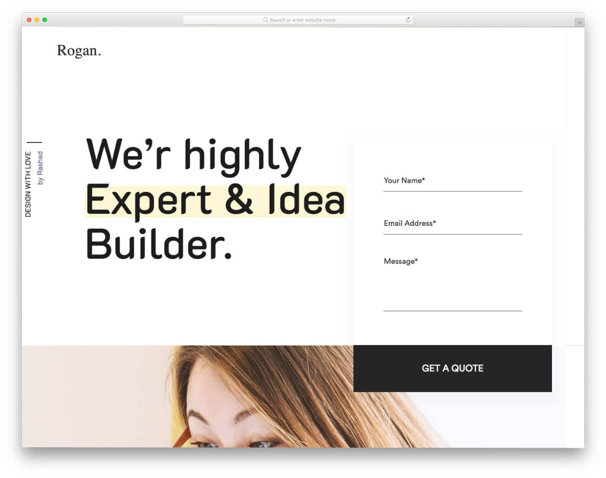 basic HTML templates with typography-rich design
