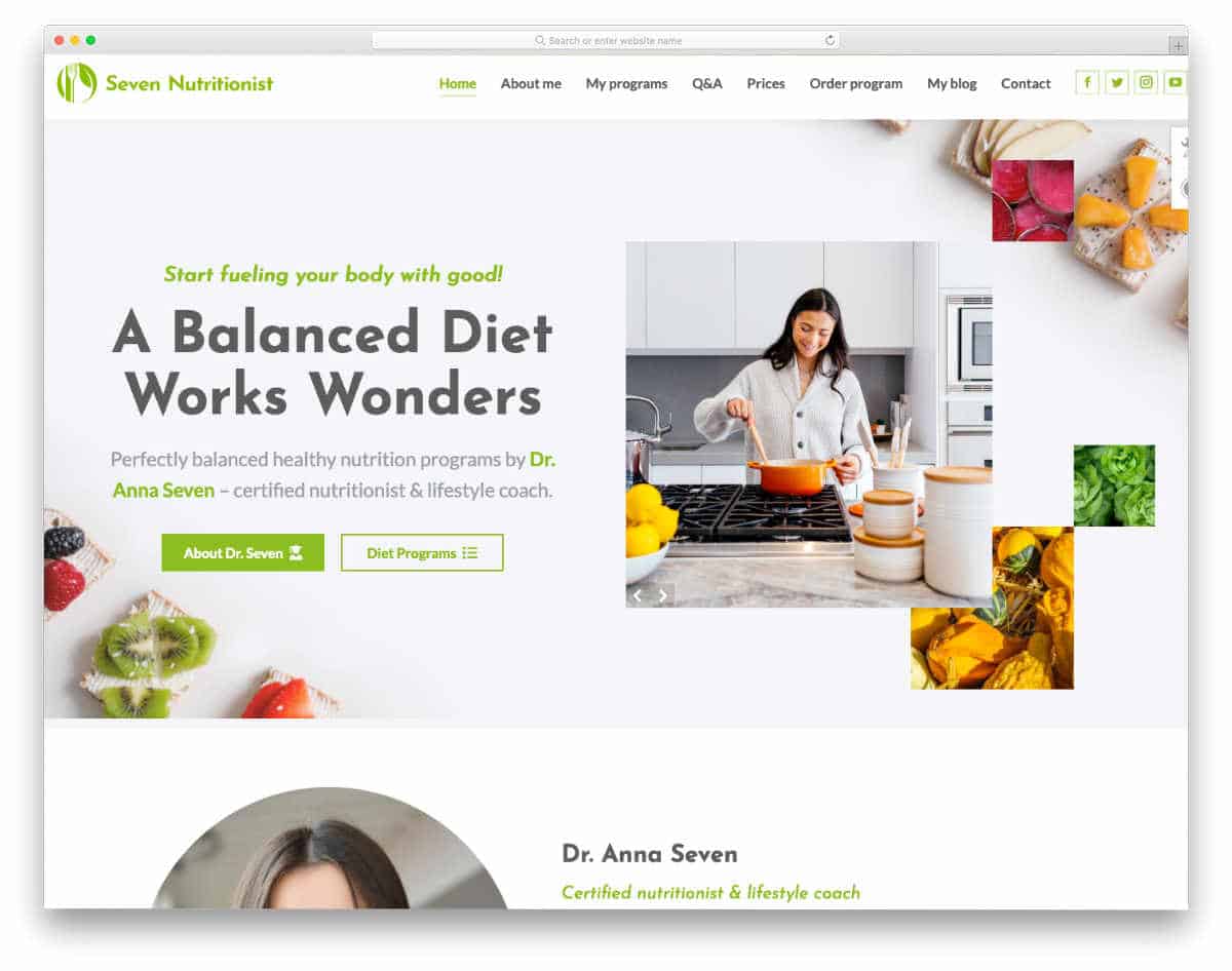 simple and elegant website template