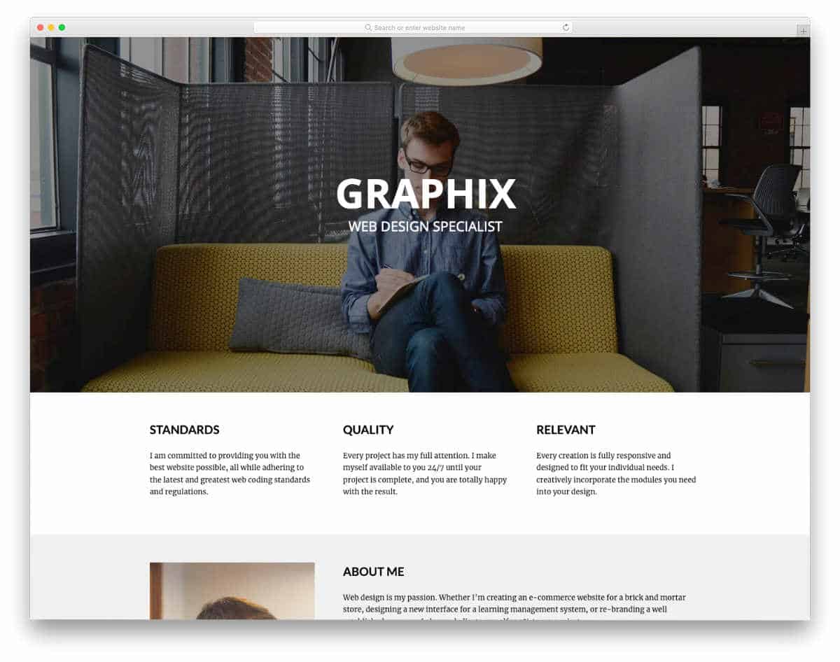 simple website template