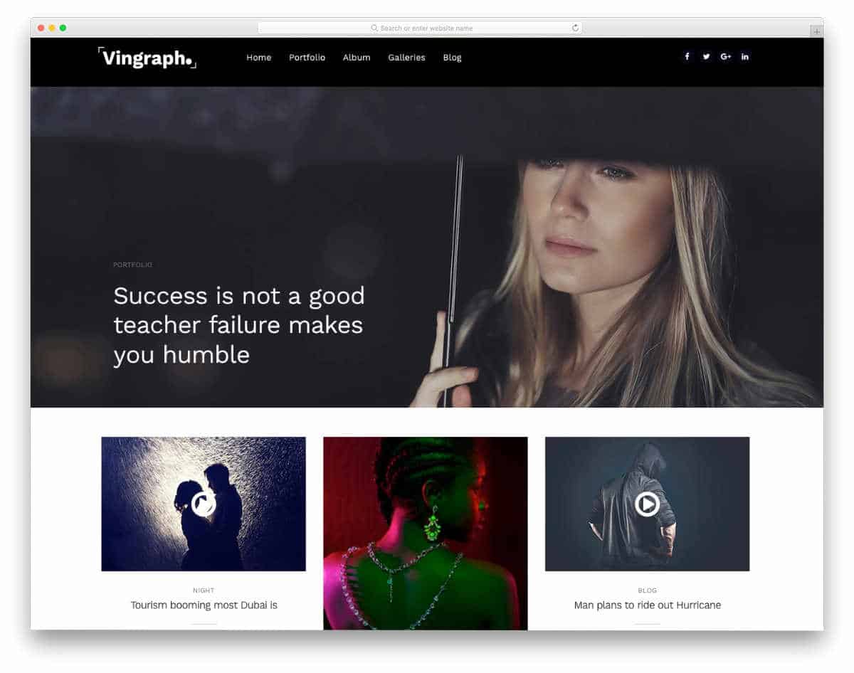 Wysiwyg Web Builder Templates for magazines and news websites