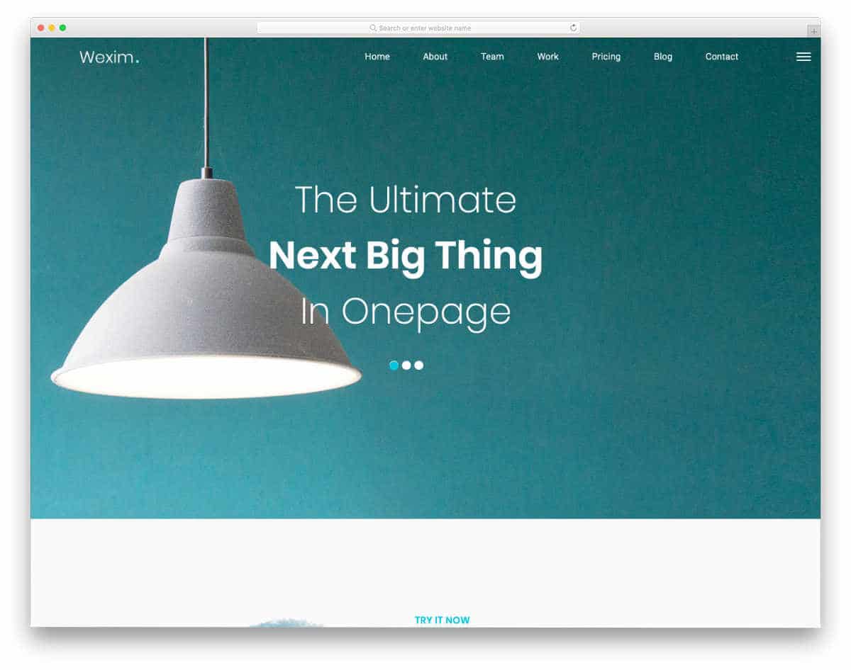 easy to customize website template