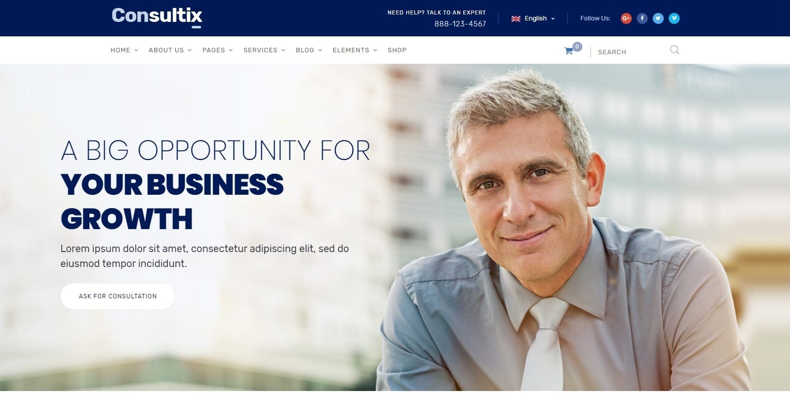 consultix-accounting-website-template