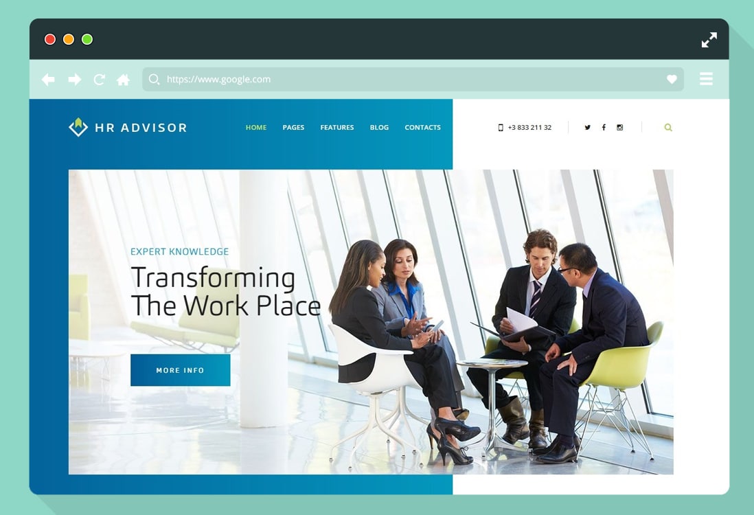 Free Human Resources Website Templates PRINTABLE TEMPLATES