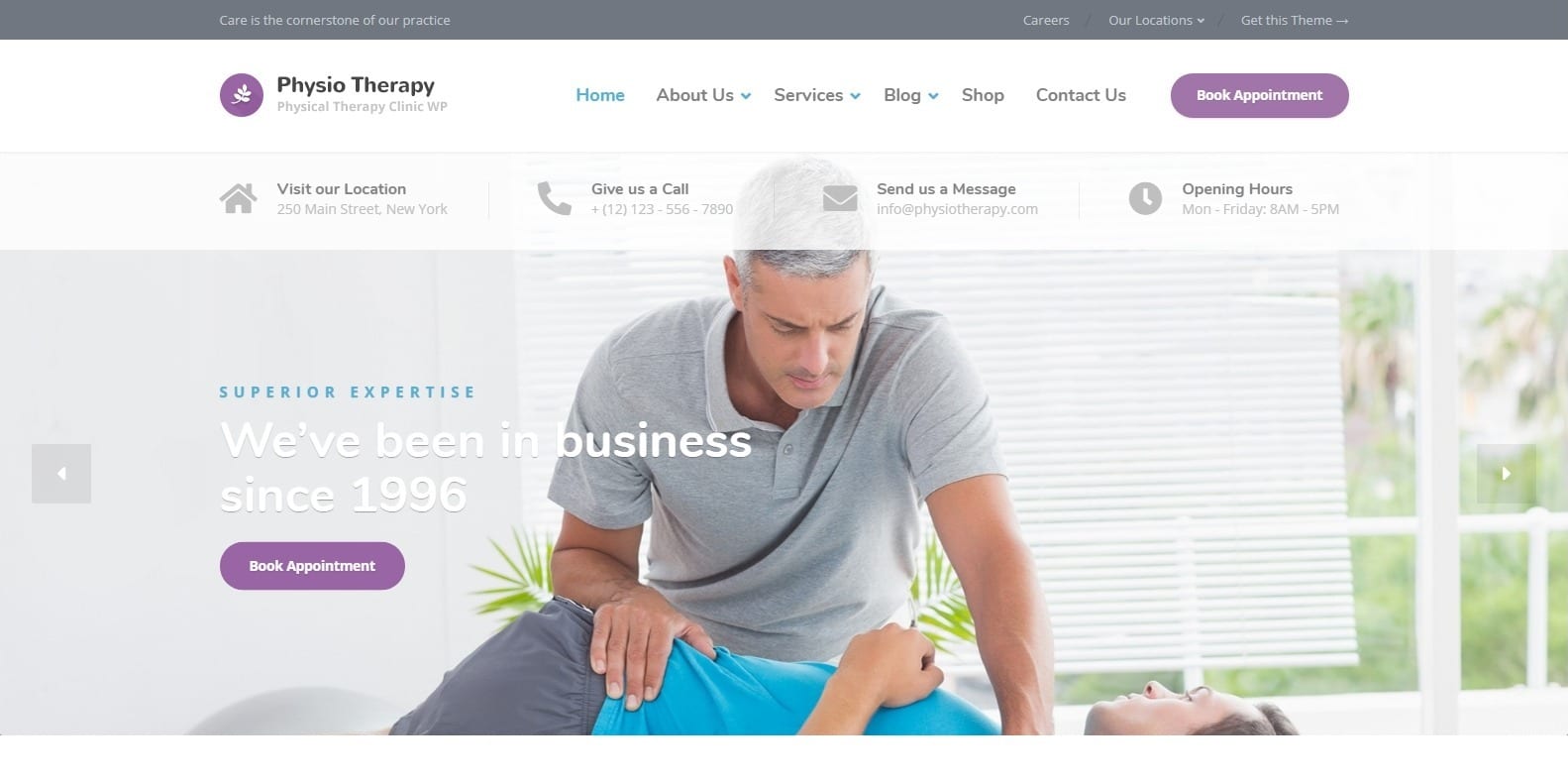 20+ Advanced WordPress Physical Therapy Website Template 2021
