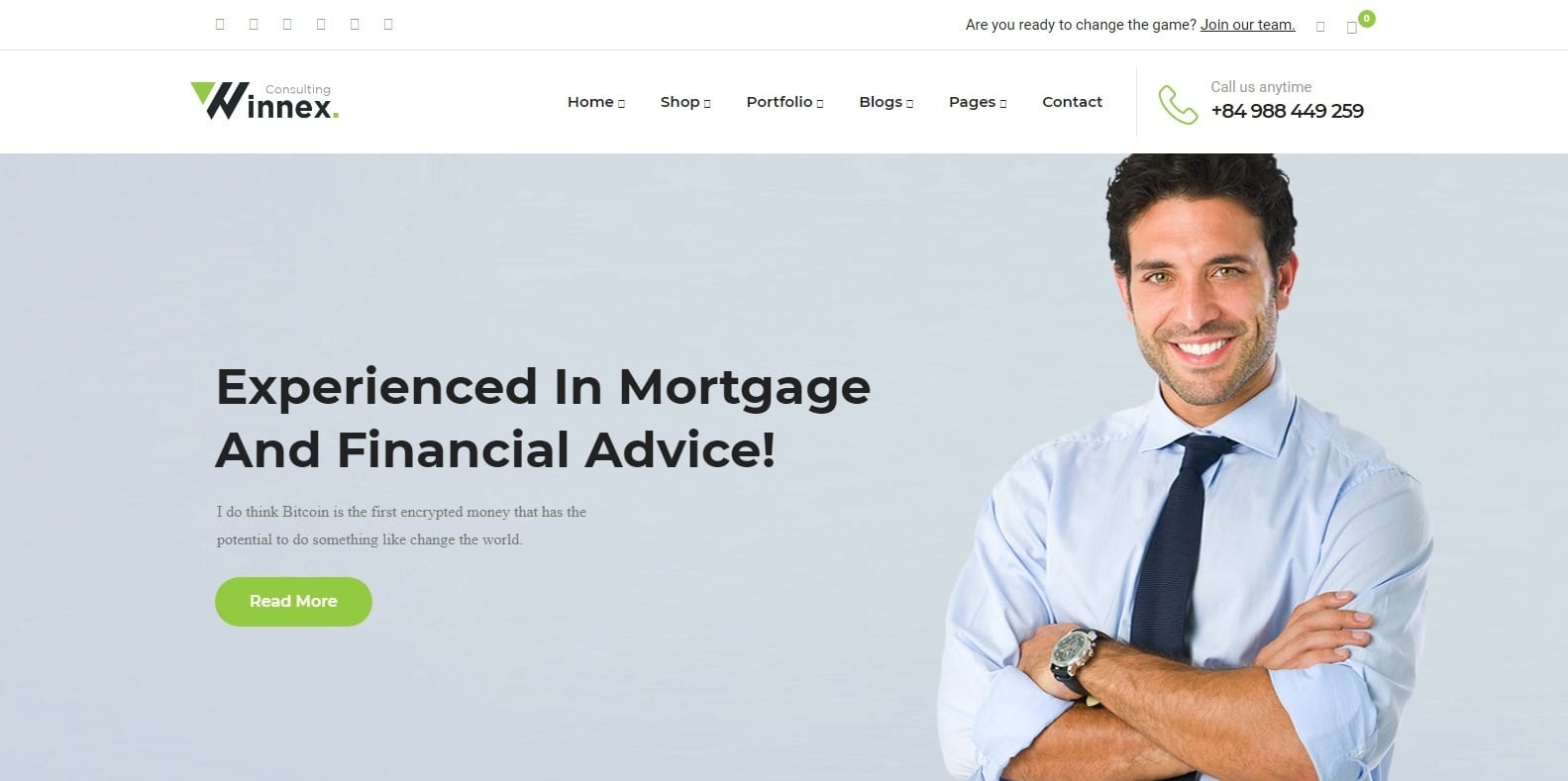 winnex-accounting-website-template