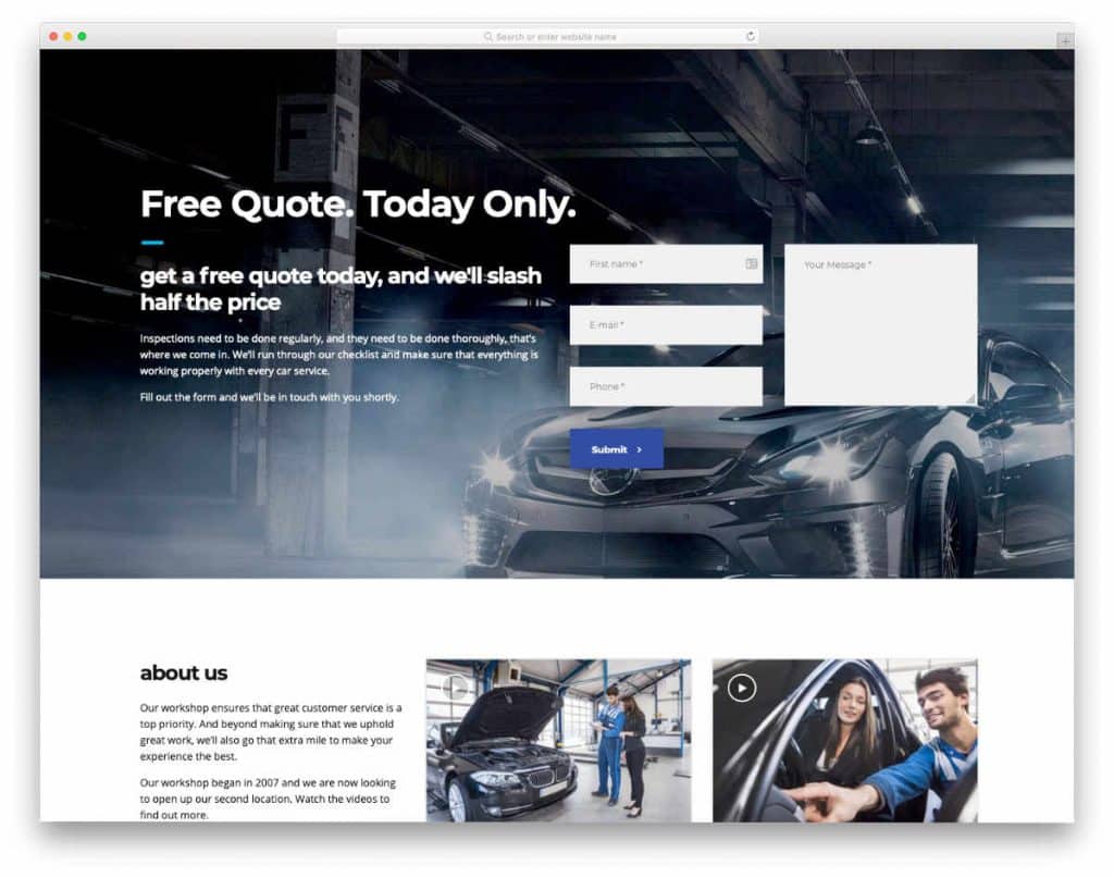 26 Gleaming Auto Detailing Website Template 2022 uiCookies