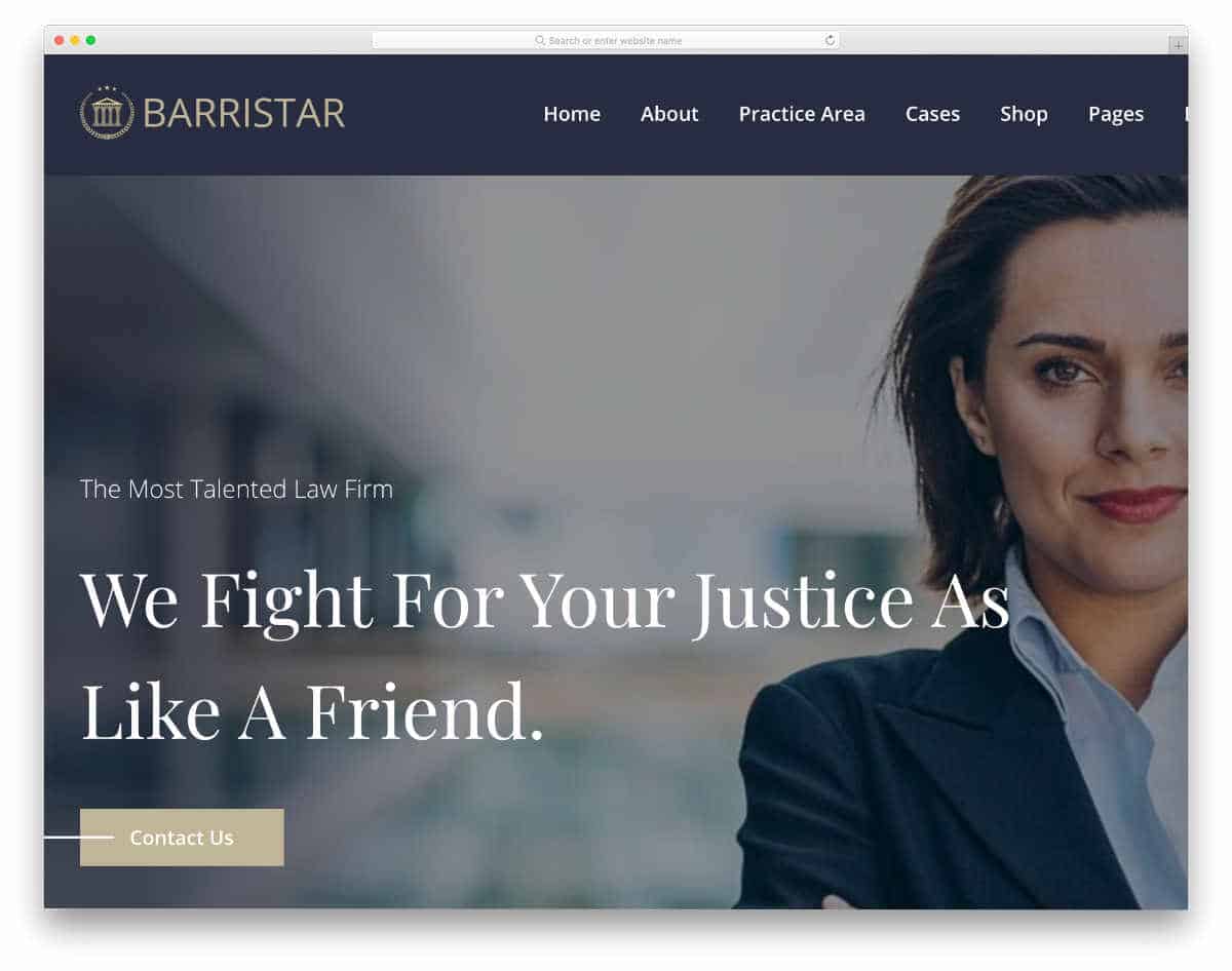 sophisticated notary website template