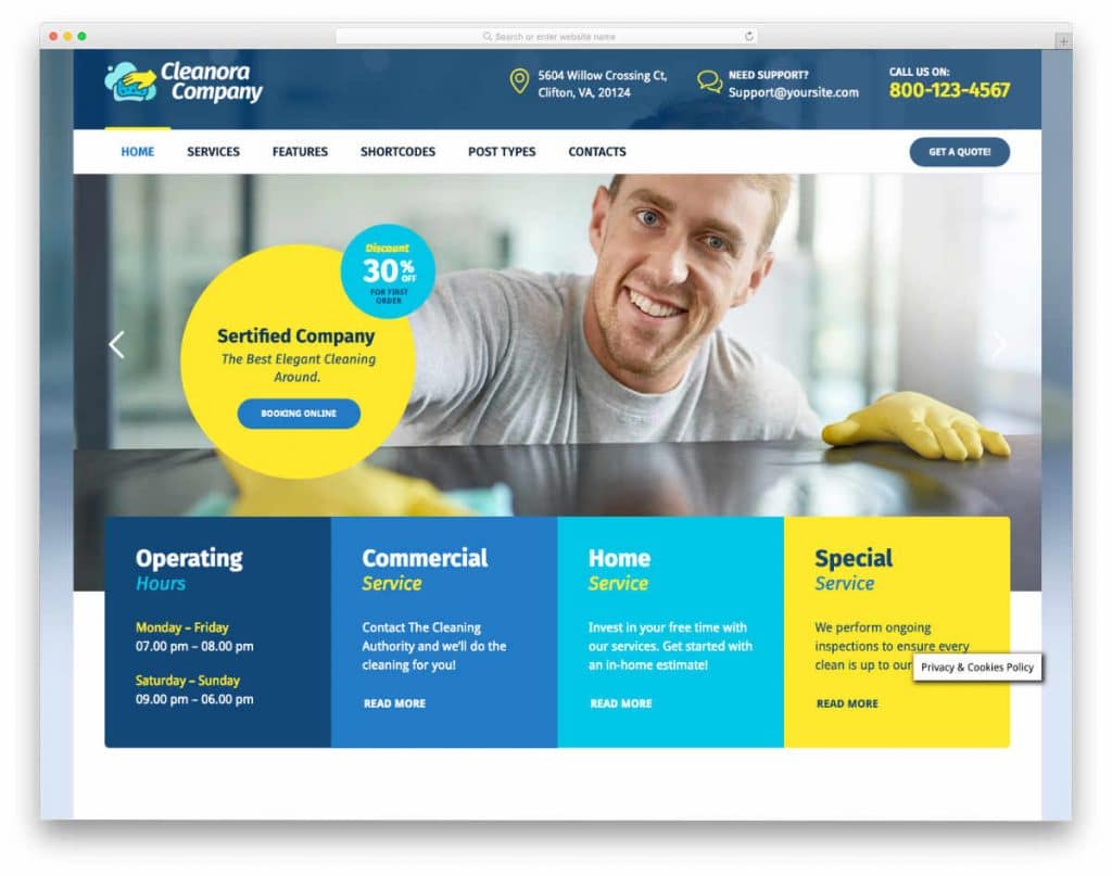 23 Carpet Cleaning Website Template To Deliver A Reliable Service