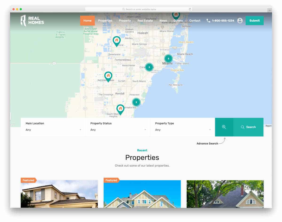 Fake Website Templates for real estate websites