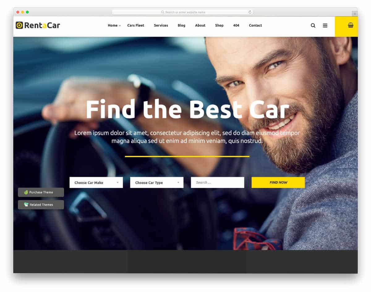 straightforward website template