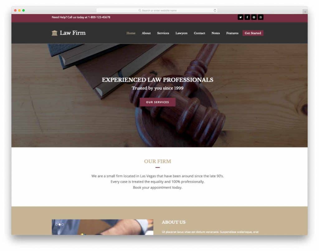 Notary Website Template