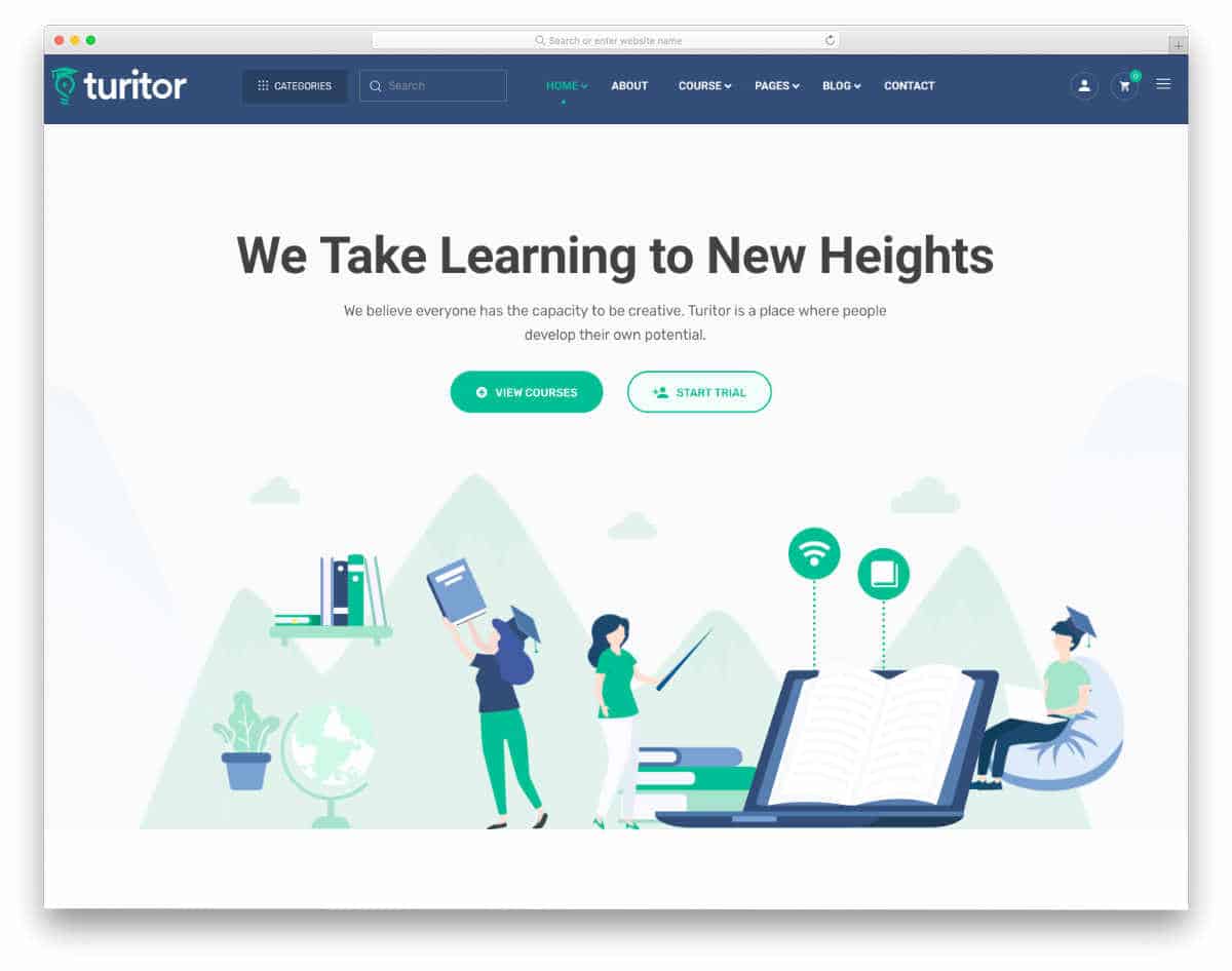 modern futuristic website template