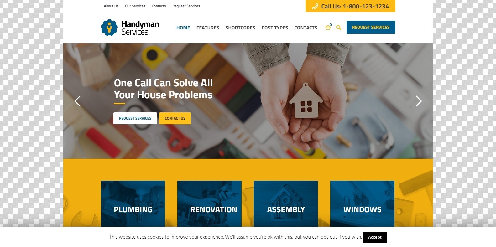 handyman website templates