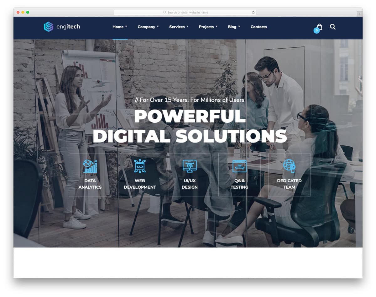 best virtual assistant website template for startups