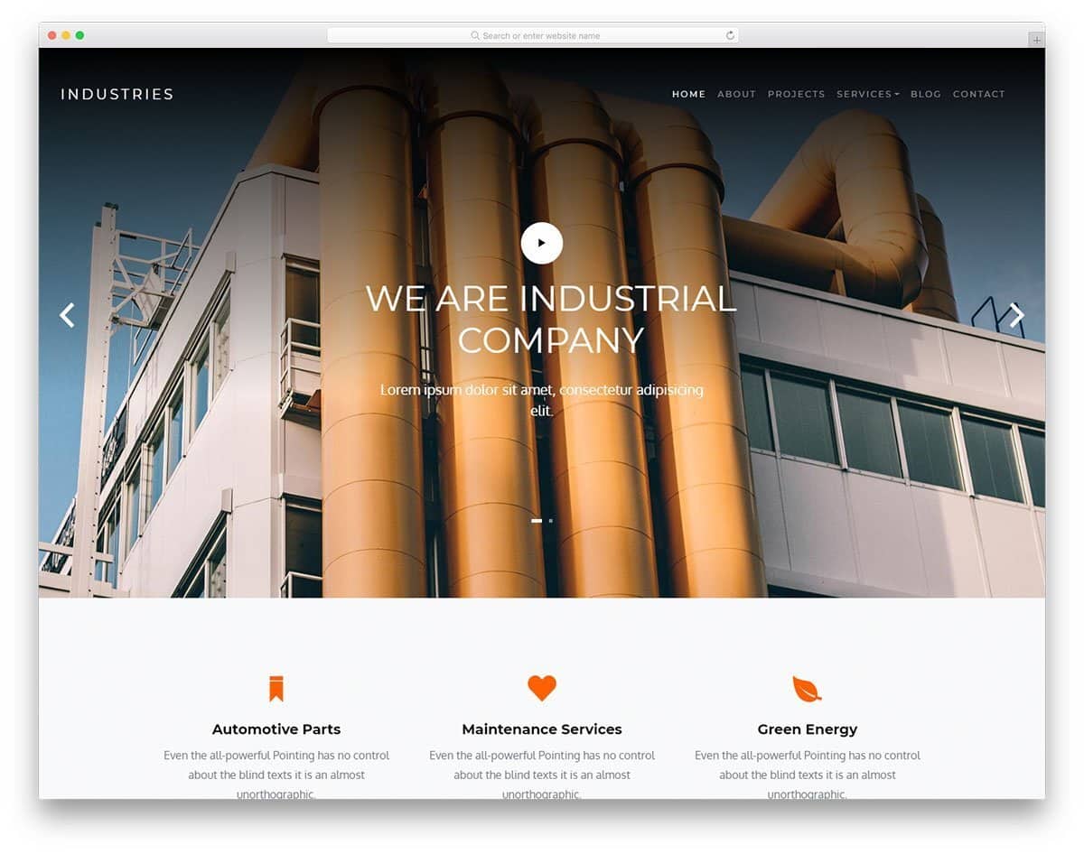 37 Free Industrial Website Templates To Make A Global Reach In 2020