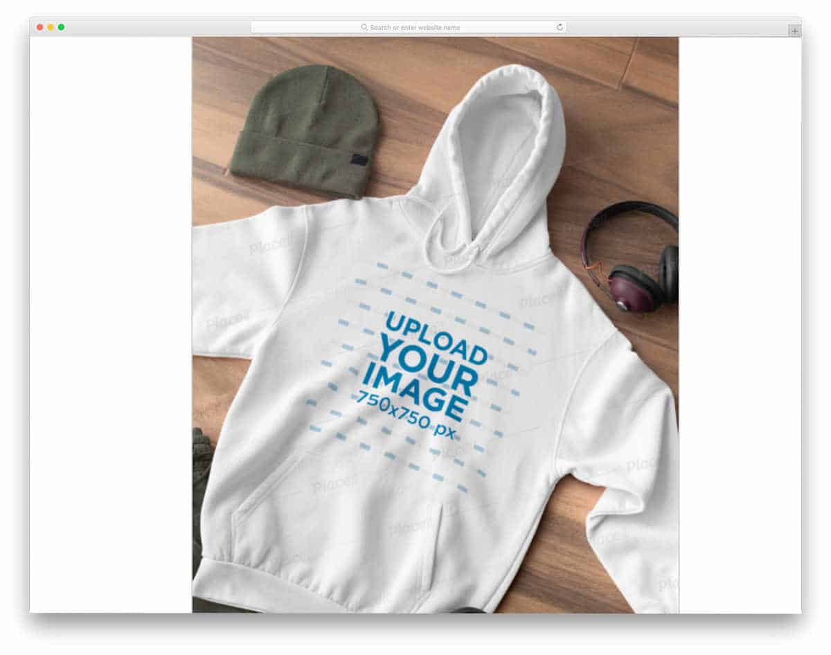 hoodie mockup for product images