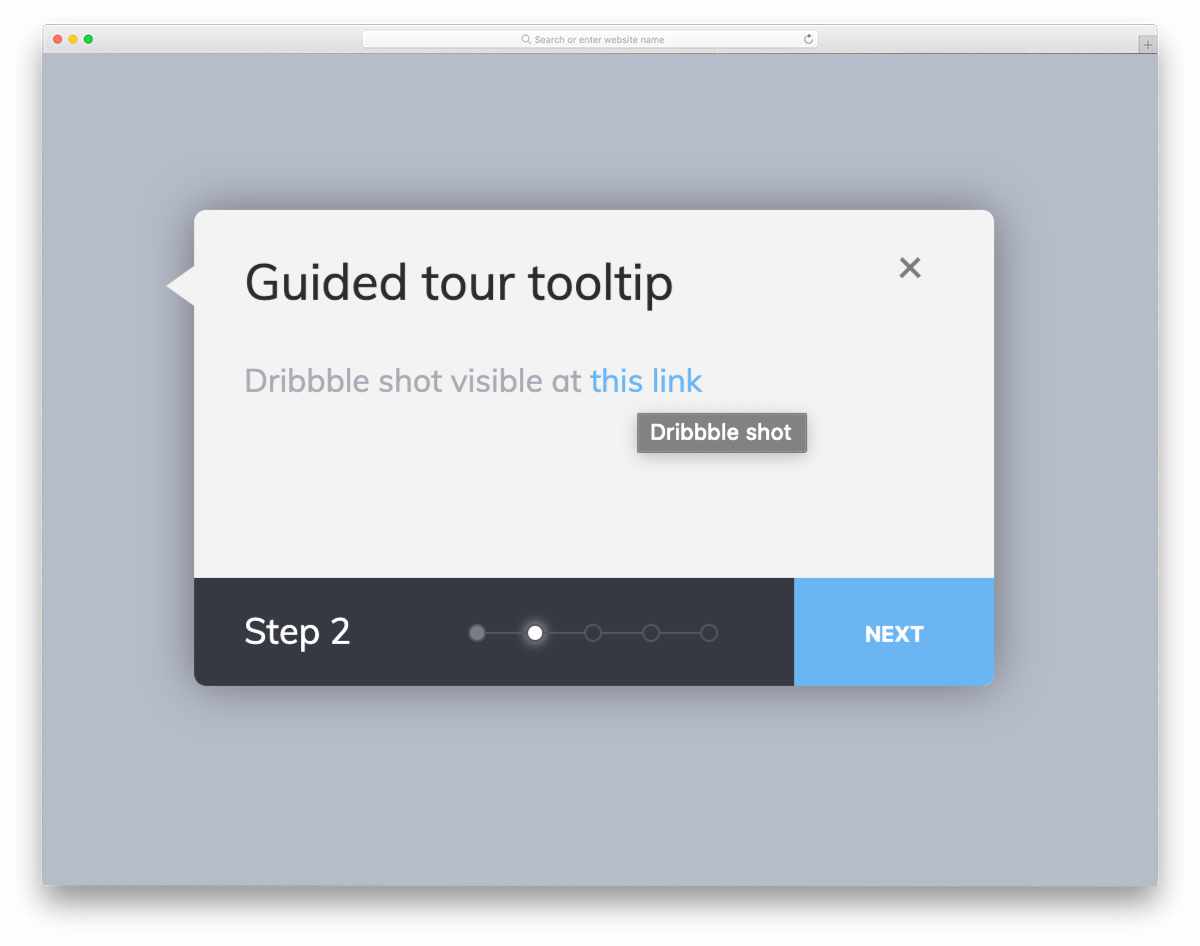 tooltip concept design