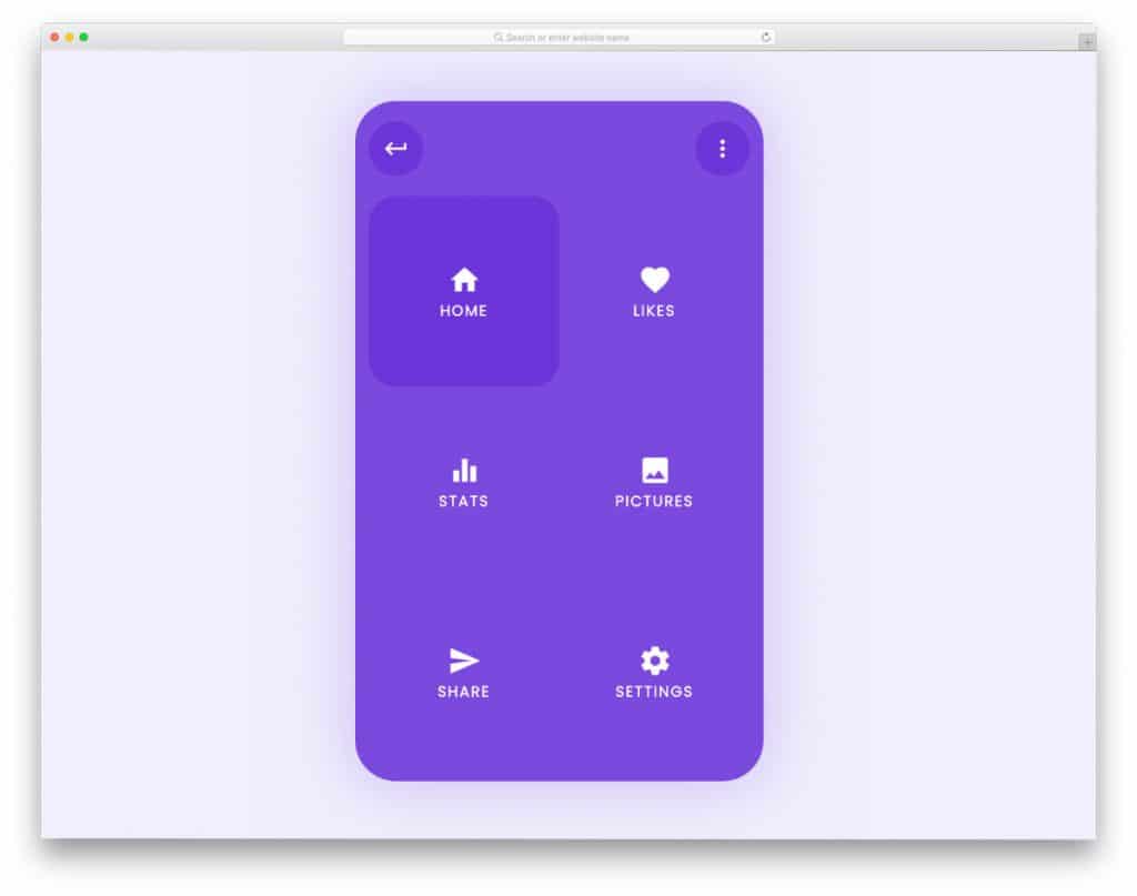 33 Intriguing CSS Mobile Menu Concepts For Modern Mobile Devices