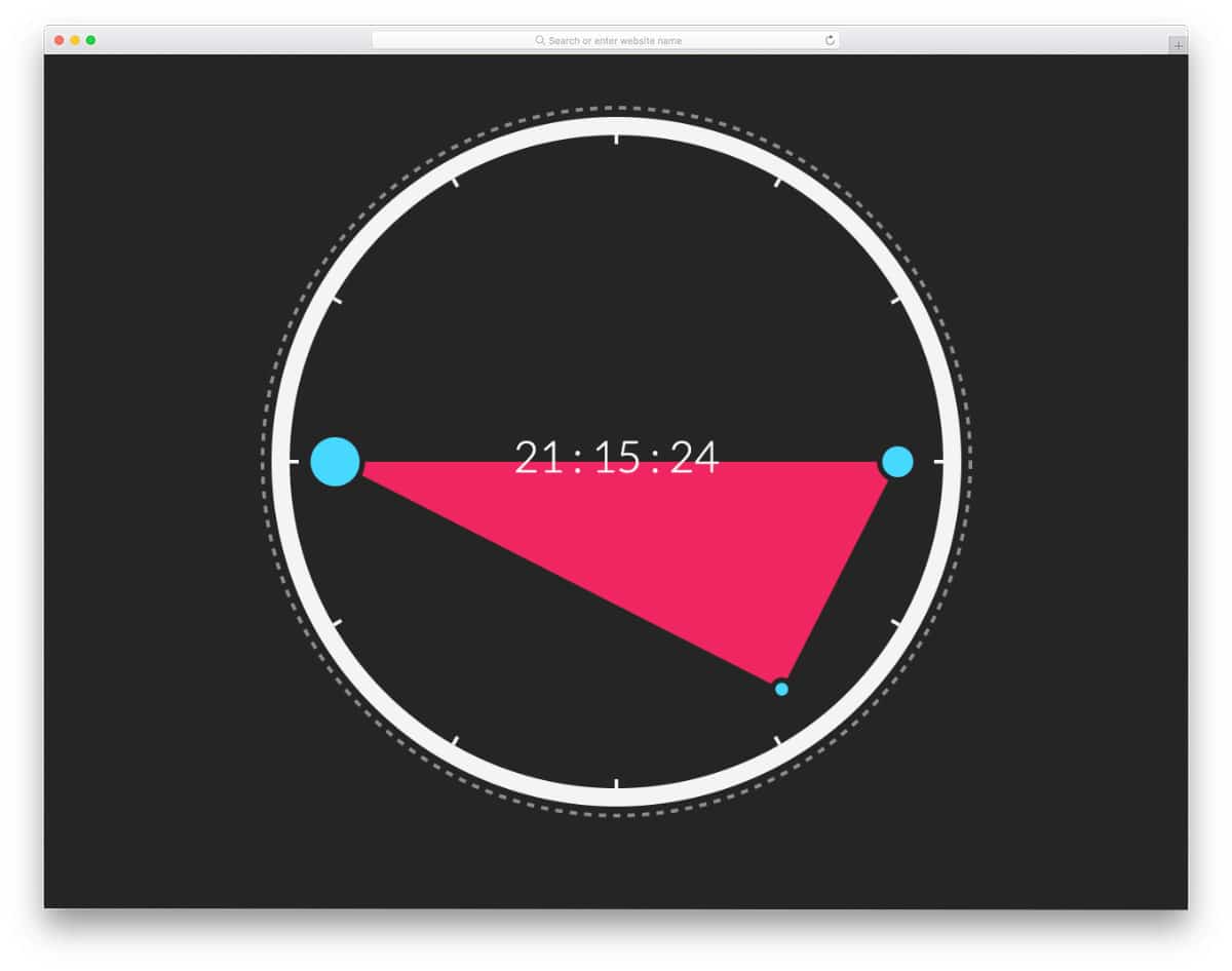 30 Cosy Html Clock Designs For Modern Websites In 2020