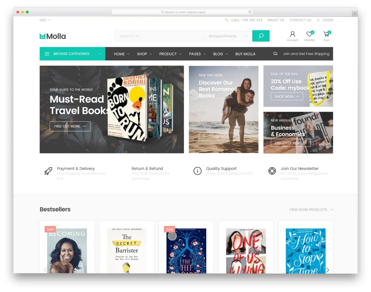 easy-to-customize shopify bookstore theme