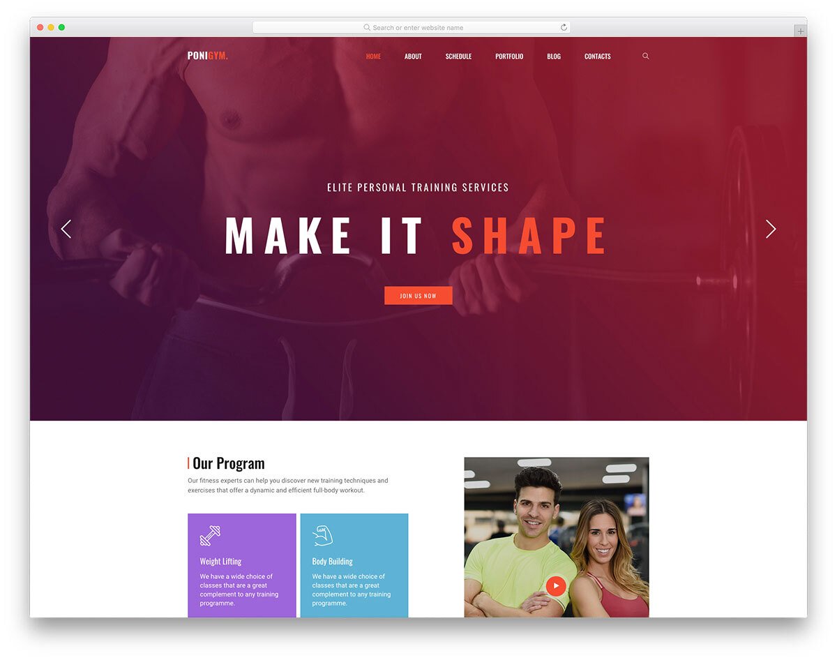 profesional-looking website template