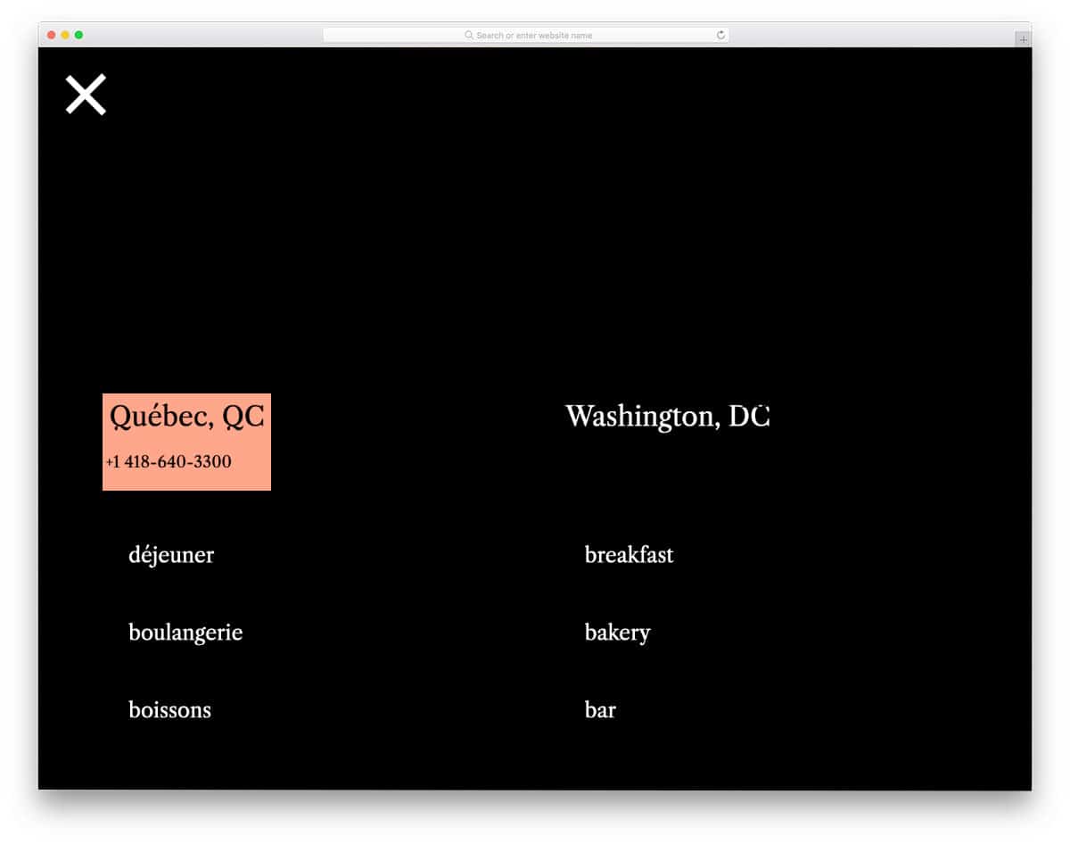 CSS menu with smart and sensible animation