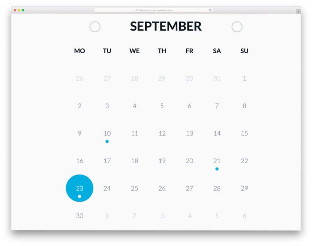 37 Professional Bootstrap Calendar Examples 2022