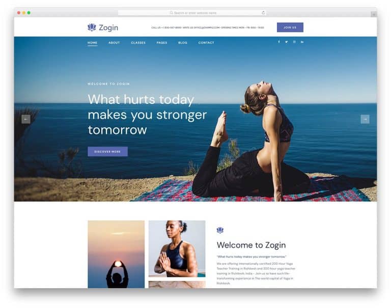 30 Best Yoga site Templates [Free & Premium] 2022 uiCookies