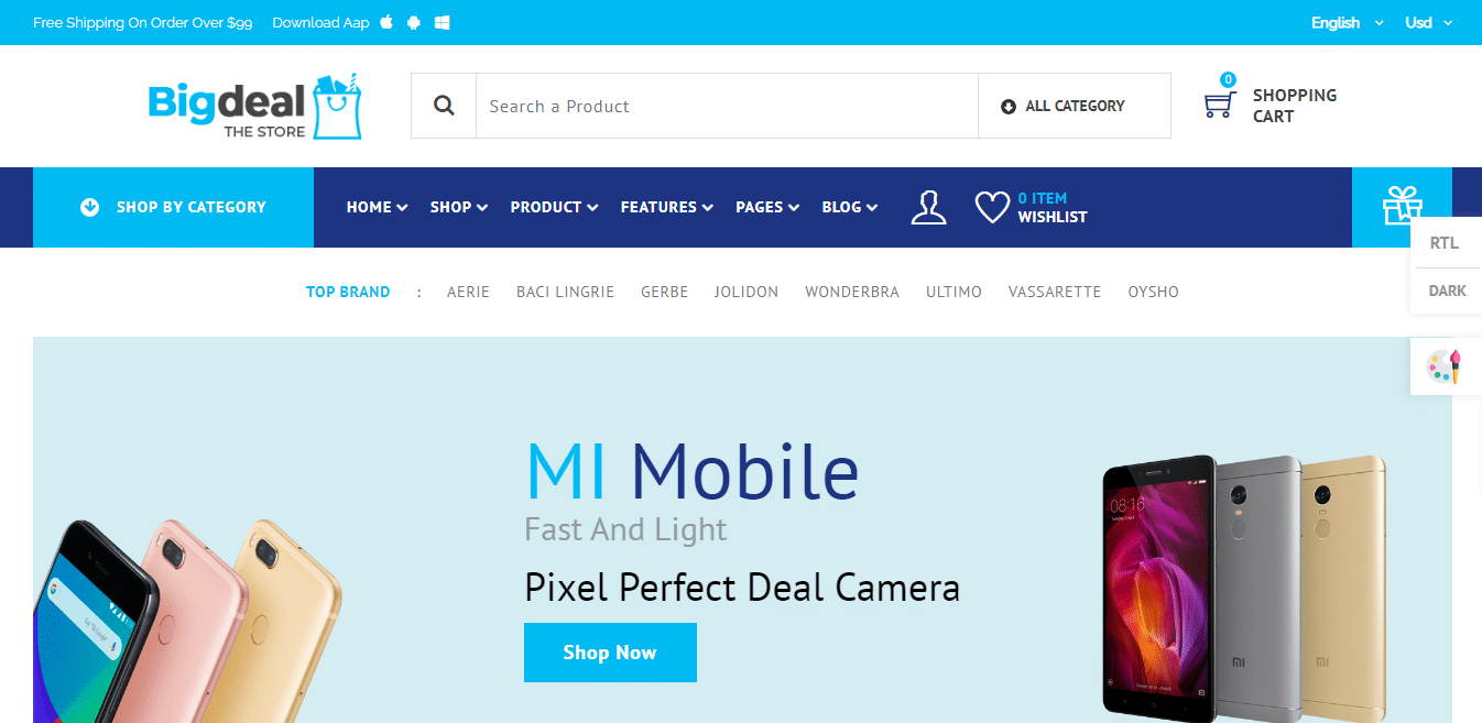 bigdeal-ecommerce-website-template