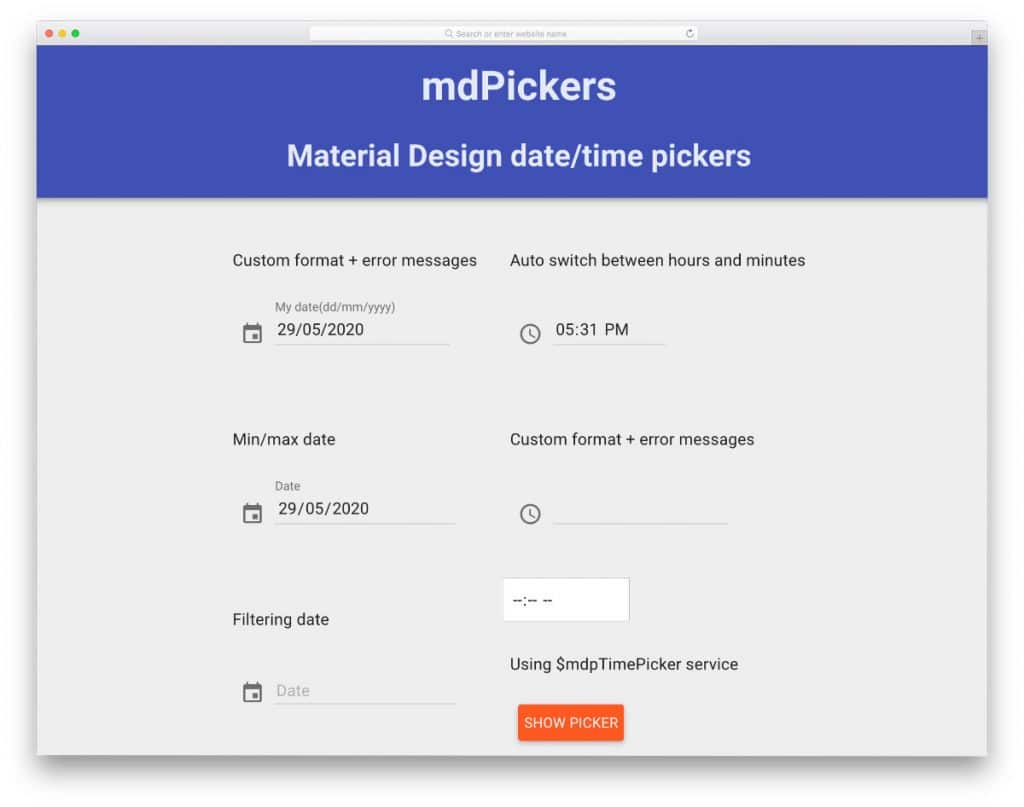 30 Bootstrap Datepicker Examples For All Types Of Forms And Websites
