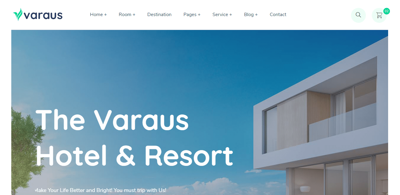 vauraus-hotel-website-template
