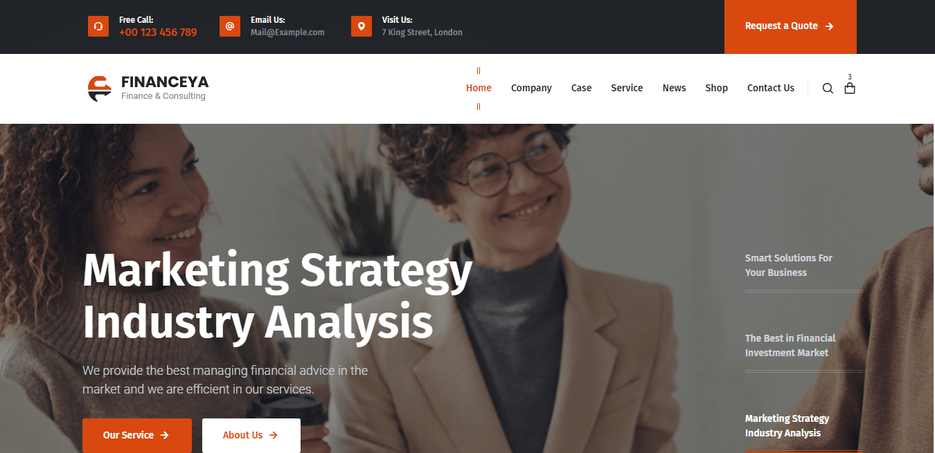 financeya-accounting-website-template