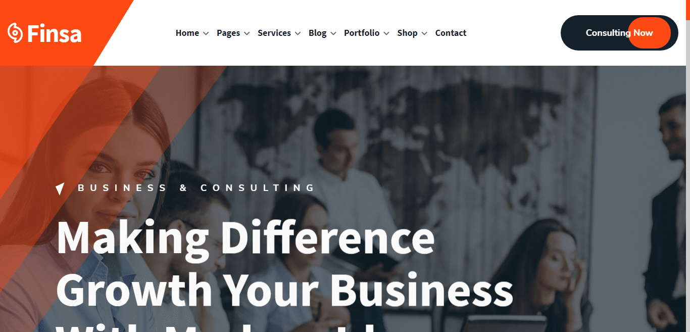 finsa-accounting-website-template